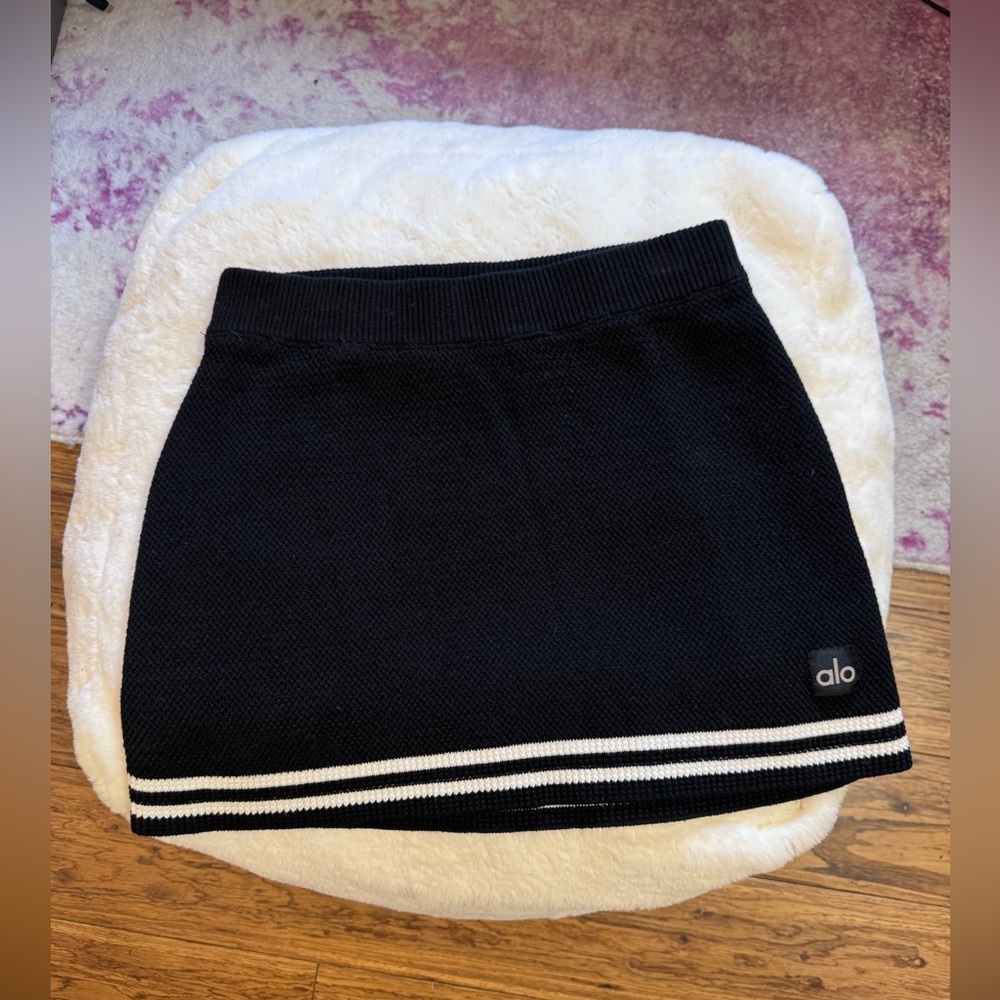 Alo Tennis Club Sweater Knit Skirt (Skort) XXS